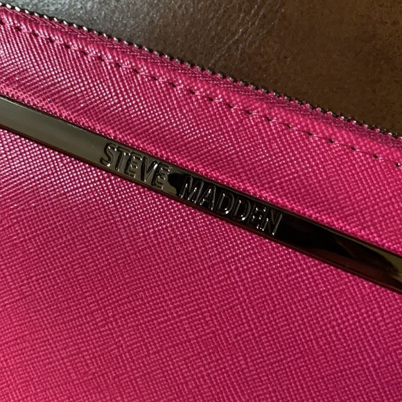 Hot Pink Steve Madden Wallet Clutch - Picture 3 of 10